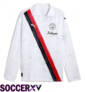Soccer Jersey Manchester City Club World Cup Home Long sleeve White 2025/2026