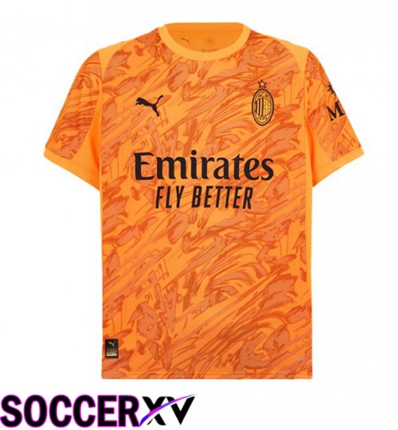 Soccer Jersey AC Milan Goalkeeper Orange 2025/2026