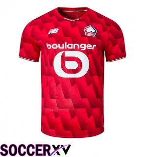Soccer Jersey Lille OSC Home Red 2025/2026