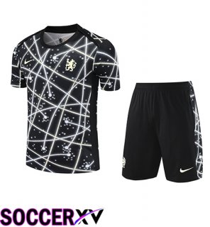 kit Training T Shirt FC Chelsea Kids Black/White 2025/2026