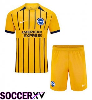 Soccer Jersey FC Brighton Kids Third Yellow 2025/2026