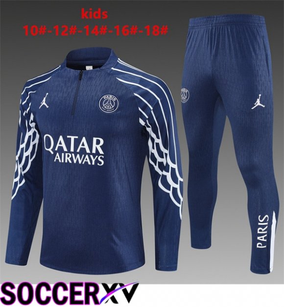 kit Training Tracksuit Jordan Paris PSG Kids Blue 2025/2026
