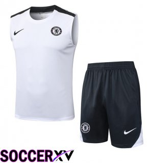 Gilet Soccer FC Chelsea + Shorts White 2025/2026