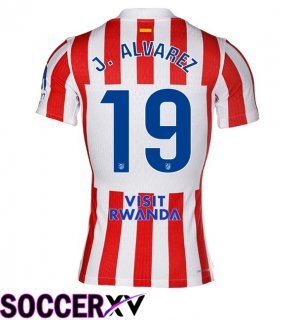 Soccer Jersey Atletico Madrid (J. ALVAREZ 19) Home Red 2025/2026