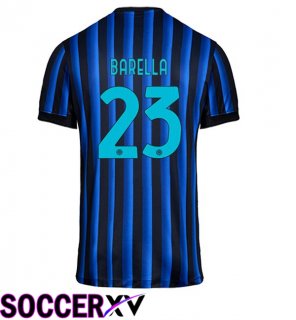 Soccer Jersey Inter Milan (BARELLA 23) Home Blue Black 2025/2026