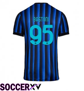 Soccer Jersey Inter Milan (BASTONI 95) Home Blue Black 2025/2026