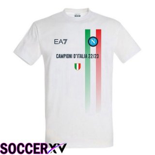 SSC Napoli Champion Soccer Jersey White 2022/2023