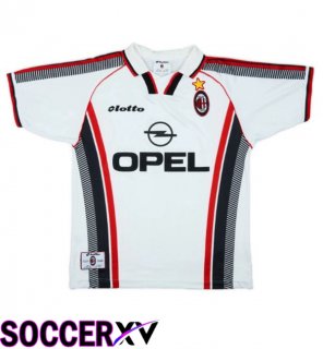 Soccer Jersey AC Milan Retro Away White 1997-1998