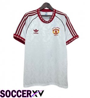 Soccer Jersey Manchester United Retro Third White 1990-1992