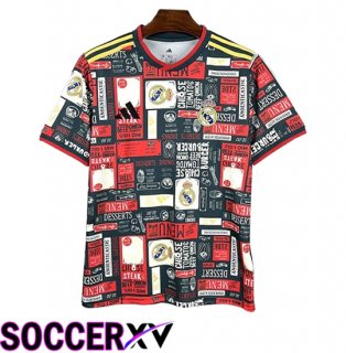 Real Madrid Soccer Jersey Special Edition Red Black 2025 2026