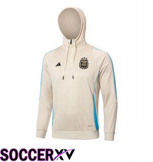 Argentina Training Sweatshirt Hoodie Yellow 2024/2025