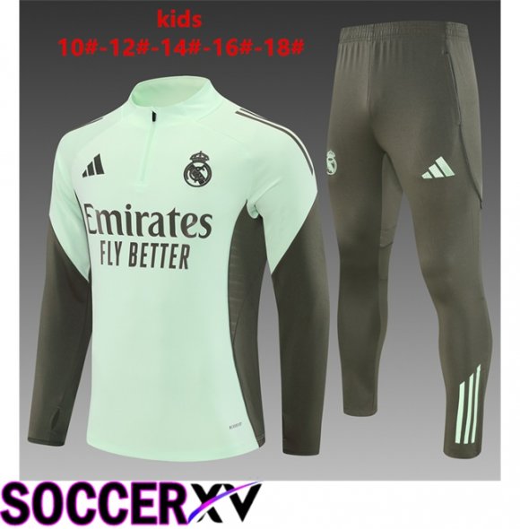 Arsenal Kids kit Training Tracksuit Green 2025/2026