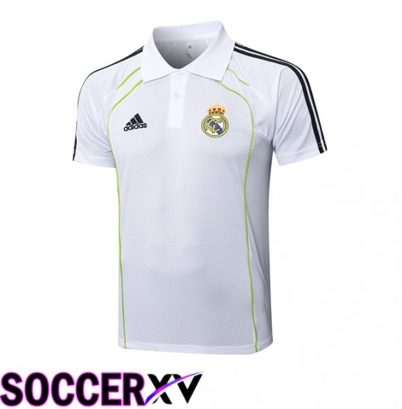 Real Madrid Soccer Polo White 2025/2026