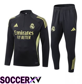 Real Madrid kit Training Tracksuit Black 2025/2026