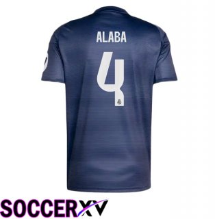 Real Madrid (Alaba 4) Away Soccer Jersey Blue Royal 2025/2026