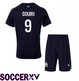 Marseille OM (GOUIRI 9) Kids Away Soccer Jersey Blue Royal 2025/2026