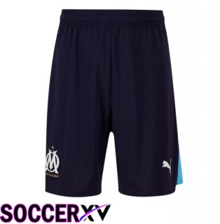 Marseille OM Away Soccer Shorts Blue Royal 2025/2026
