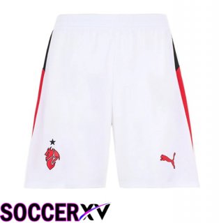 AC Milan Away Soccer Shorts White 2025/2026