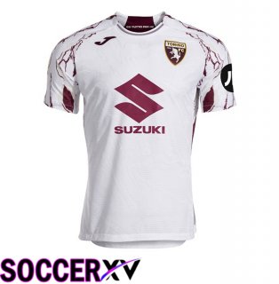 Torino FC Away Soccer Jersey White 2025/2026