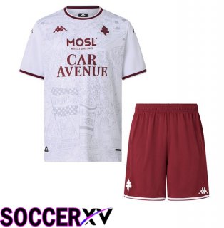 FC Metz Kids Away Soccer Jersey White 2025/2026