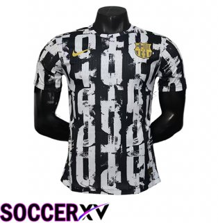 FC Barcelona Soccer Jersey Special Edition White Black 2025 2026