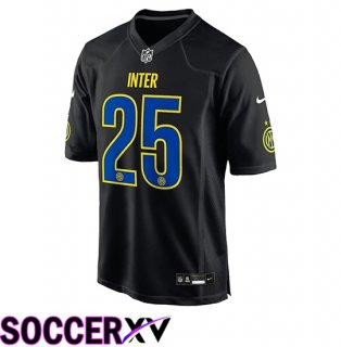 Inter Milan x NFL Soccer Jersey Special Edition Black 2025 2026