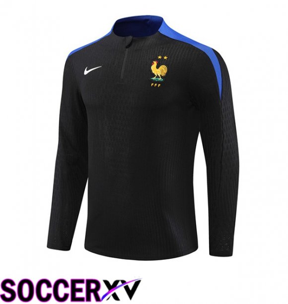 France Training Sweatshirt Black 2024/2025
