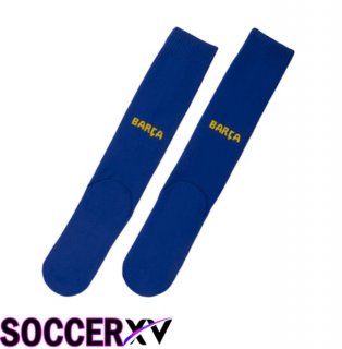 Barcelona Home Soccer Socks Blue 2025/2026