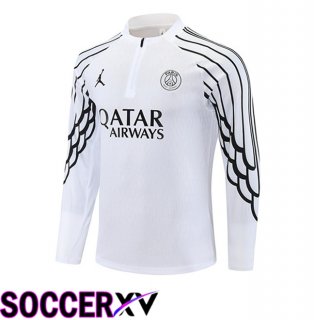 Jordan Paris PSG Training Sweatshirt White 2025/2026