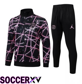 Jordan Paris PSG kit Training Jacket Suit Black Pink 2025/2026