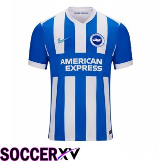 FC Brighton Home Soccer Jersey Blue White 2025/2026