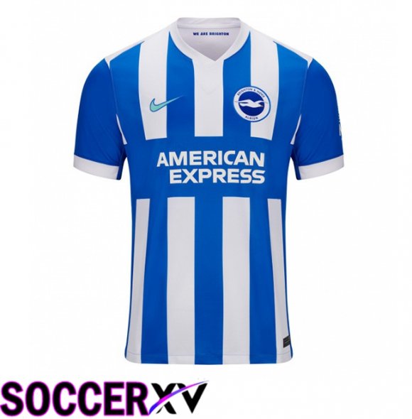 FC Brighton Home Soccer Jersey Blue White 2025/2026