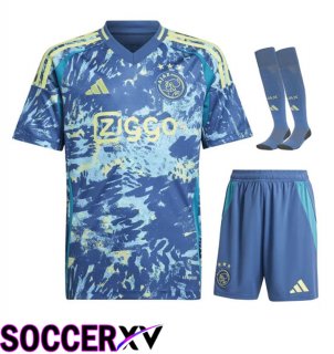 AFC Ajax Away kit Soccer Jersey (Shorts + Socks) 2024/2025
