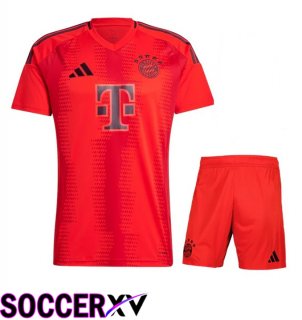 Bayern Munich Home kit Soccer Jersey + Shorts 2024/2025