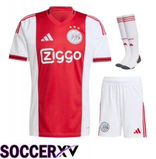 AFC Ajax Home kit Soccer Jersey (Shorts + Socks) 2025 2026
