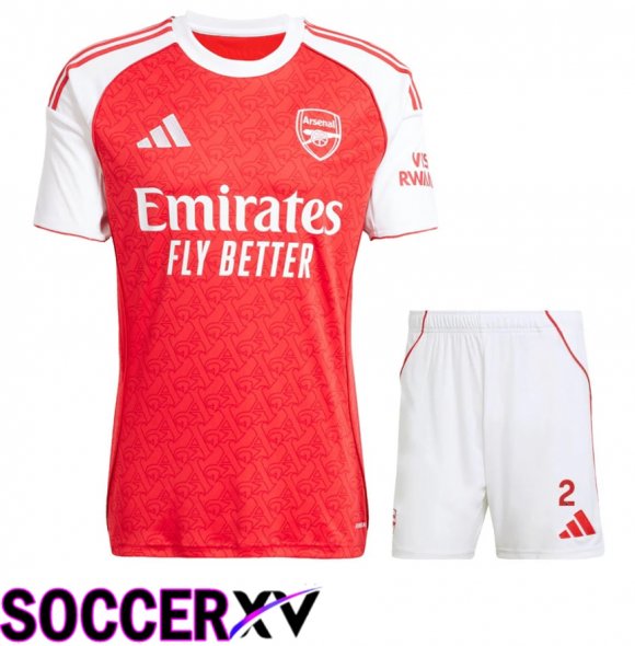 Arsenal Home kit Soccer Jersey + Shorts 2025 2026