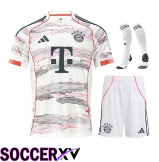Bayern Munich Away kit Soccer Jersey (Shorts + Socks) 2025 2026