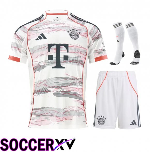 Bayern Munich Away kit Soccer Jersey (Shorts + Socks) 2025 2026