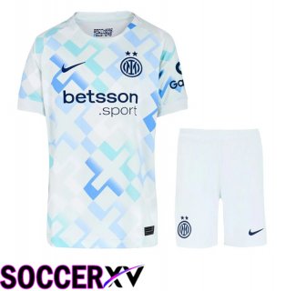 Inter Milan Away kit Soccer Jersey + Shorts 2025 2026