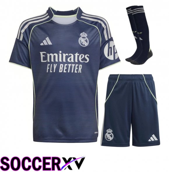 Real Madrid Away kit Soccer Jersey (Shorts + Socks) 2025 2026