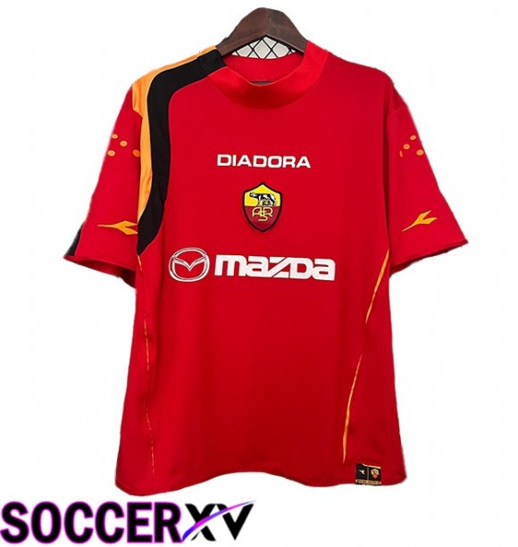 AS Roma Retro Home Soccer Jersey Red 2004-2005