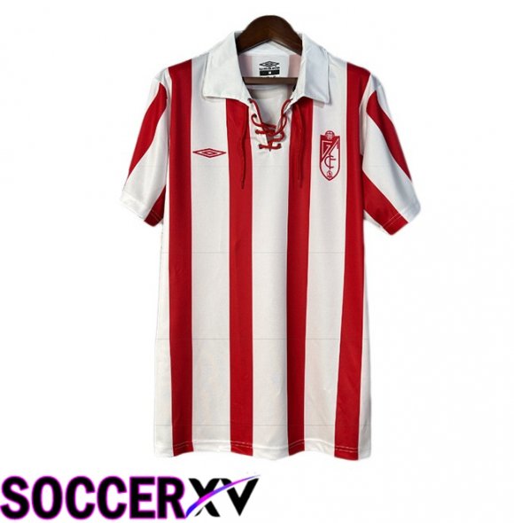 Granada CF Retro Home Soccer Jersey White Red 2005-2006