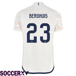 AFC Ajax (Berghuis 23) Soccer Jersey Away White 2023/2024