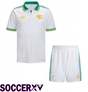 AS Rome Kids Away Soccer Jersey 2025/2026