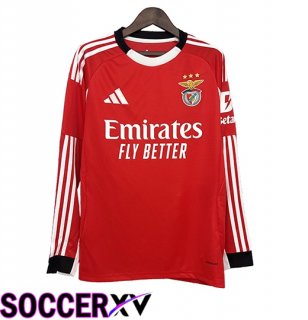 Benfica Home Soccer Jersey Long sleeve 2025/2026