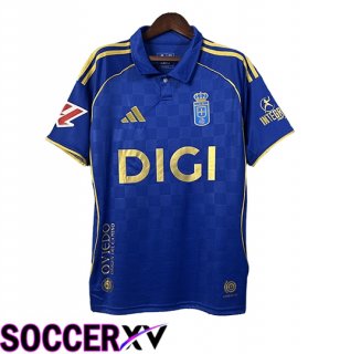 Real Oviedo Home Soccer Jersey 2025/2026