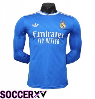 Real Madrid Third Soccer Jersey Long sleeve 2025/2026