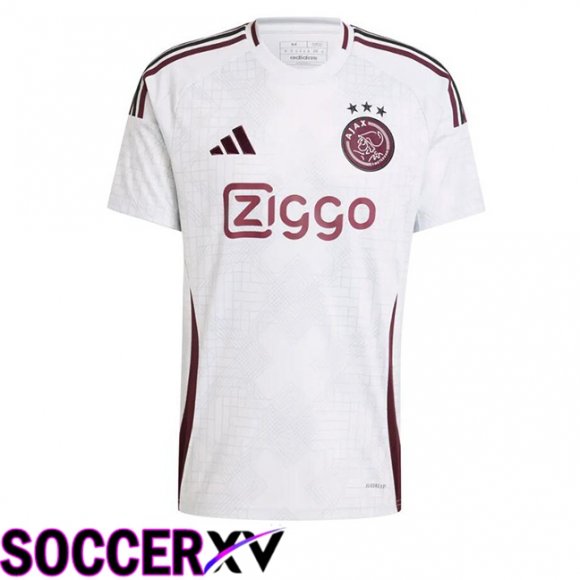 AFC Ajax Third Soccer Jersey White 2024/2025