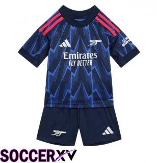 Arsenal Kids Away Soccer Jersey Blue Royal 2025/2026