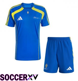 Juventus Kids VIALLI Soccer Jersey Special Edition Blue 2025/2026